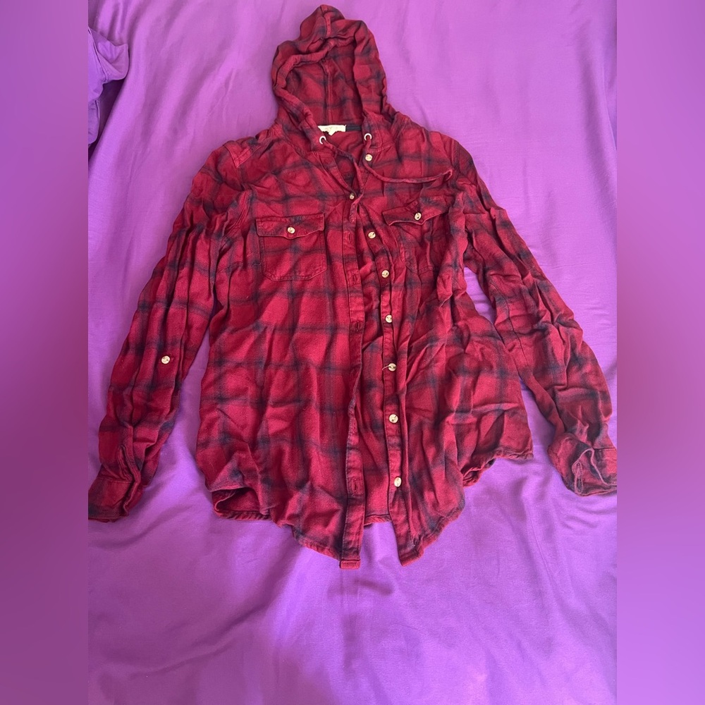 Maurice’s hooded flannel